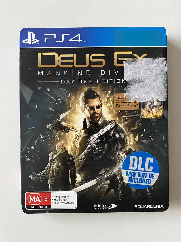 Deus Ex Mankind Divided Day One Steelbook Edition Sony PlayStation 4