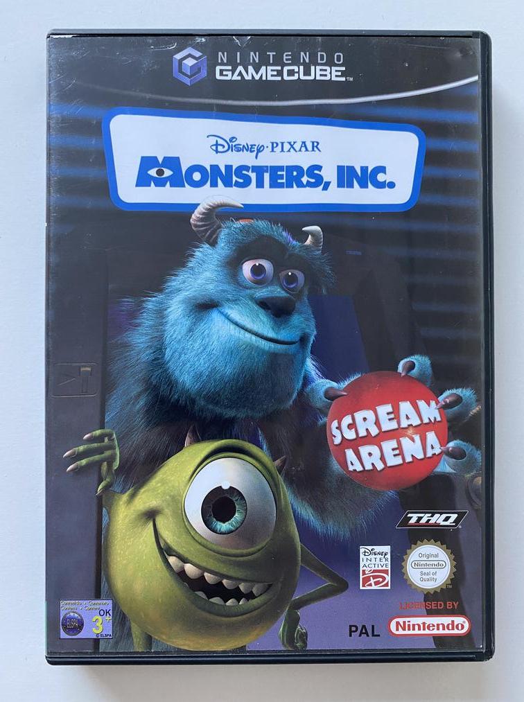 Disney Pixar Monsters, Inc. Scream Arena Nintendo GameCube
