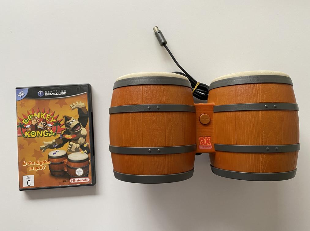Donkey Konga with Bongo Drums (Nintendo GameCube) GameFleets