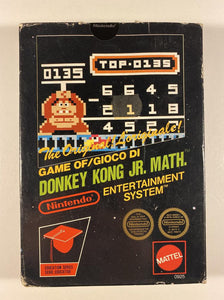 Donkey Kong Jr Math Boxed 5-Screw Nintendo NES