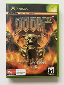 Doom 3 Resurrection of Evil Microsoft Xbox
