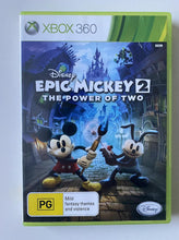 Load image into Gallery viewer, Epic Mickey 2 The Power of Two Microsoft Xbox 360