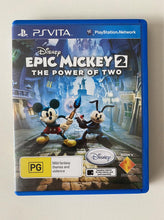 Load image into Gallery viewer, Epic Mickey 2 The Power of Two Sony PlayStation Vita