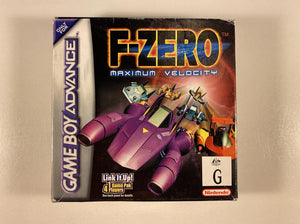 F-Zero Maximum Velocity Boxed Nintendo Game Boy Advance