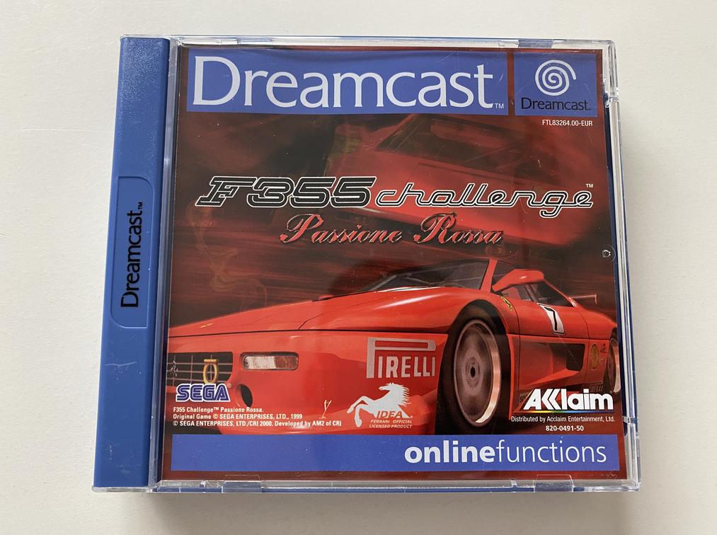 F355 Challenge Passione Rossa Sega Dreamcast PAL