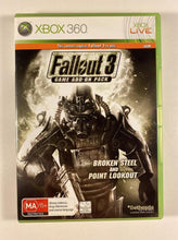 Load image into Gallery viewer, Fallout 3 Game Add-On Pack Broken Steel and Point Lookout Microsoft Xbox 360