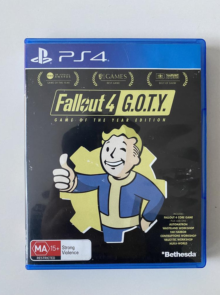 Fallout 4) of the GameFleets 4 PlayStation Edition | (Sony Year Game