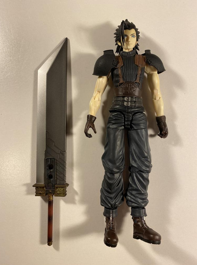 Final Fantasy VII Crisis Core Play Arts Kai Zack Fair Action