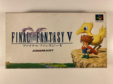 Load image into Gallery viewer, Final Fantasy V Boxed Nintendo Super Famicom