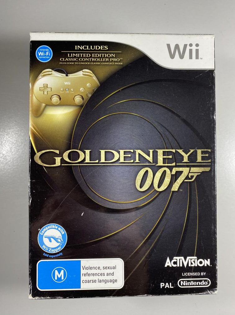 Gun Goldeneye Wii Controller Goldeneye 007 Limited Edition With