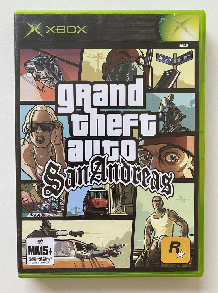 Grand Theft Auto San Andreas Microsoft Xbox PAL