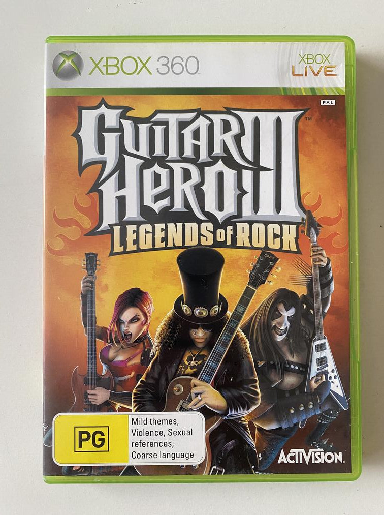 Guitar Hero III Legends Of Rock Microsoft Xbox 360