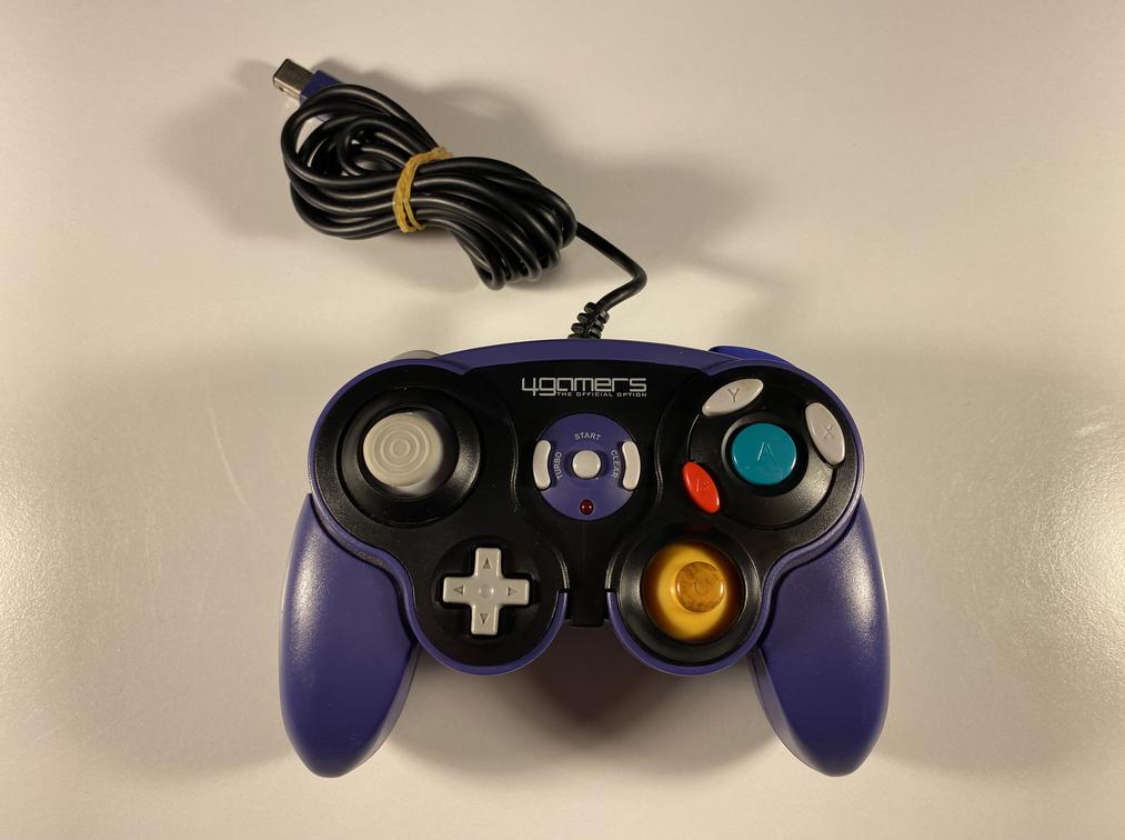 Aftermarket Nintendo GameCube Controller Purple