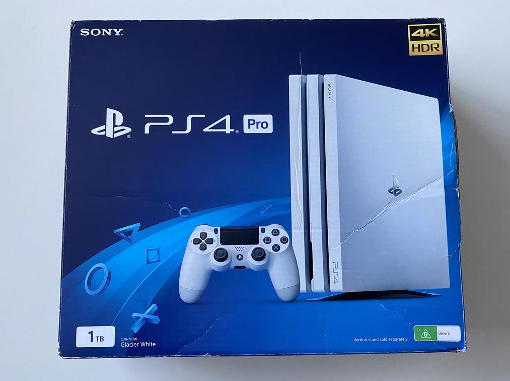 Sony PlayStation 4 PS4 Pro 1TB Glacier White