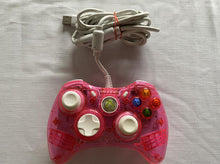 Load image into Gallery viewer, Rock Candy Microsoft Xbox 360 Wired Controller Transparent Pink