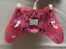 Load image into Gallery viewer, Rock Candy Microsoft Xbox 360 Wired Controller Transparent Pink