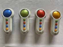 Load image into Gallery viewer, Scene It? Lights Camera Action 4x Big Button Wireless Buzzer Controllers and Game
