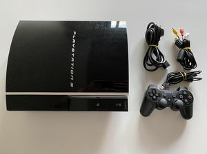 Sony PlayStation 3 PS3 Original 40GB Console Bundle Black CECHJ02