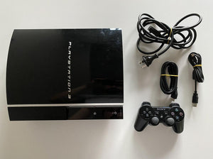 Sony PlayStation 3 PS3 Original 40GB Console Bundle Black CECHG02