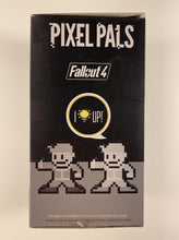 Load image into Gallery viewer, PDP Pixel Pals Fallout 4 8-Bit Vault Boy Light Up Black and White #007