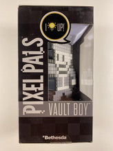 Load image into Gallery viewer, PDP Pixel Pals Fallout 4 8-Bit Vault Boy Light Up Black and White #007