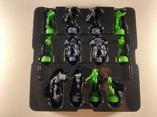 Load image into Gallery viewer, Fallout Chess Set Exclusive Tin with Holographic Pieces