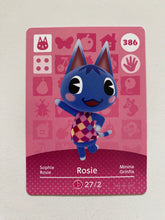 Load image into Gallery viewer, Animal Crossing Amiibo Card #386 Rosie