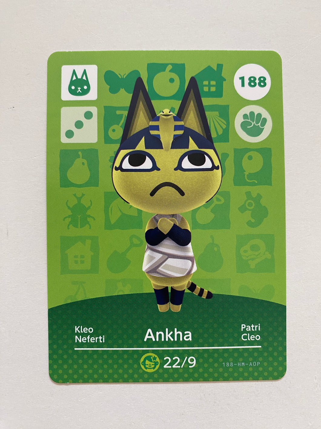 Animal Crossing Amiibo Card #188 Ankha | GameFleets