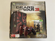 Load image into Gallery viewer, Microsoft Xbox 360 S Slim 320GB Console Gears of War 3 Limited Edition Boxed