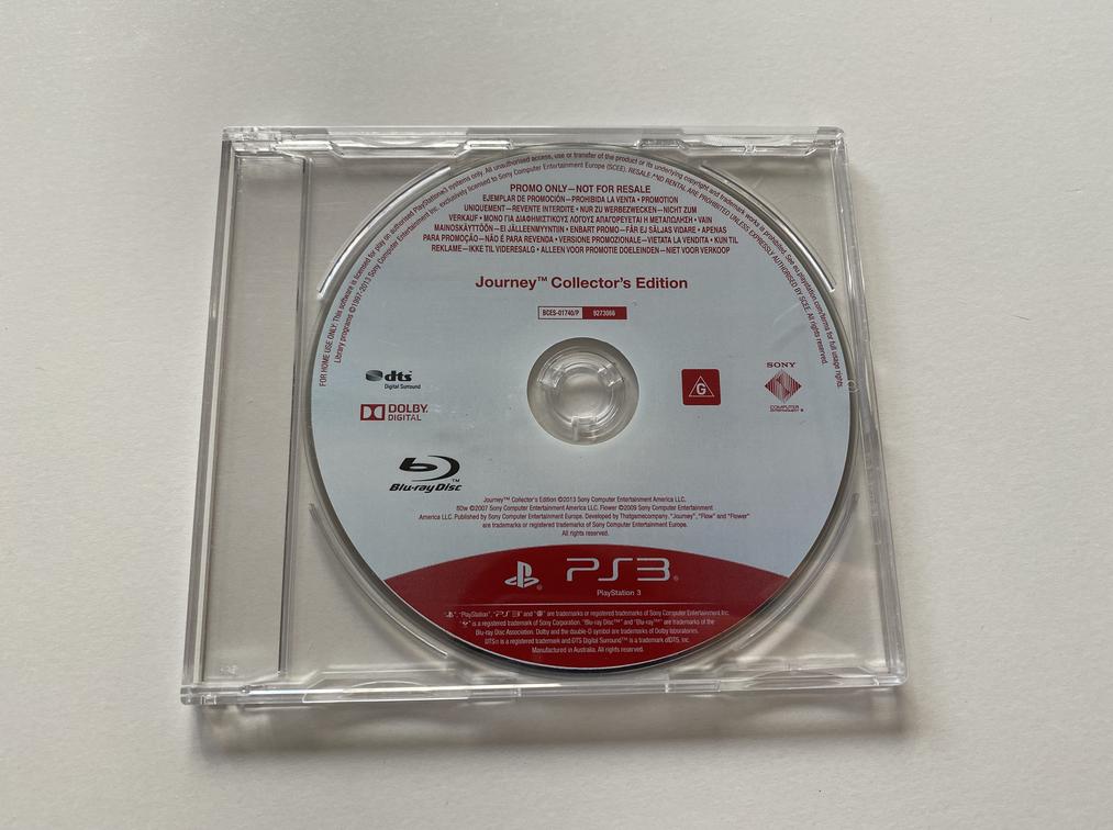 Journey Collector's Edition Promo Disc