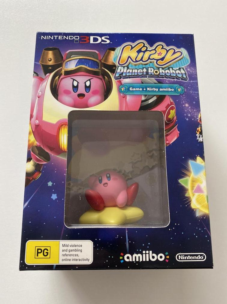 Kirby Planet Robobot Amiibo Bundle No Game Nintendo 3DS