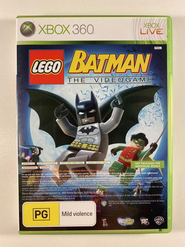 Lego batman game xbox 360 outlet
