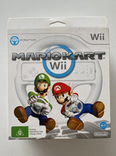 Load image into Gallery viewer, Mariokart Wii and Steering Wheels Bundle Nintendo Wii