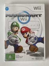 Load image into Gallery viewer, Mariokart Wii and Steering Wheels Bundle