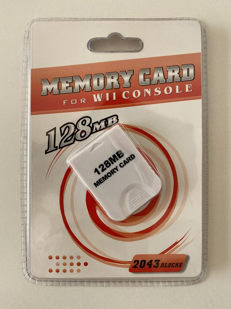 Memory Card for Nintendo Wii Console 128MB 2043 Blocks