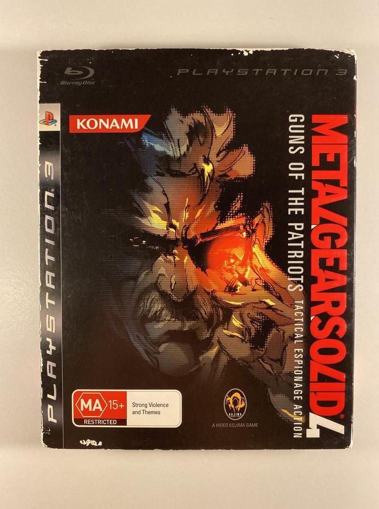 Metal Gear Solid 4 Guns of the Patriots Slipcase Edition Sony PlayStation 3