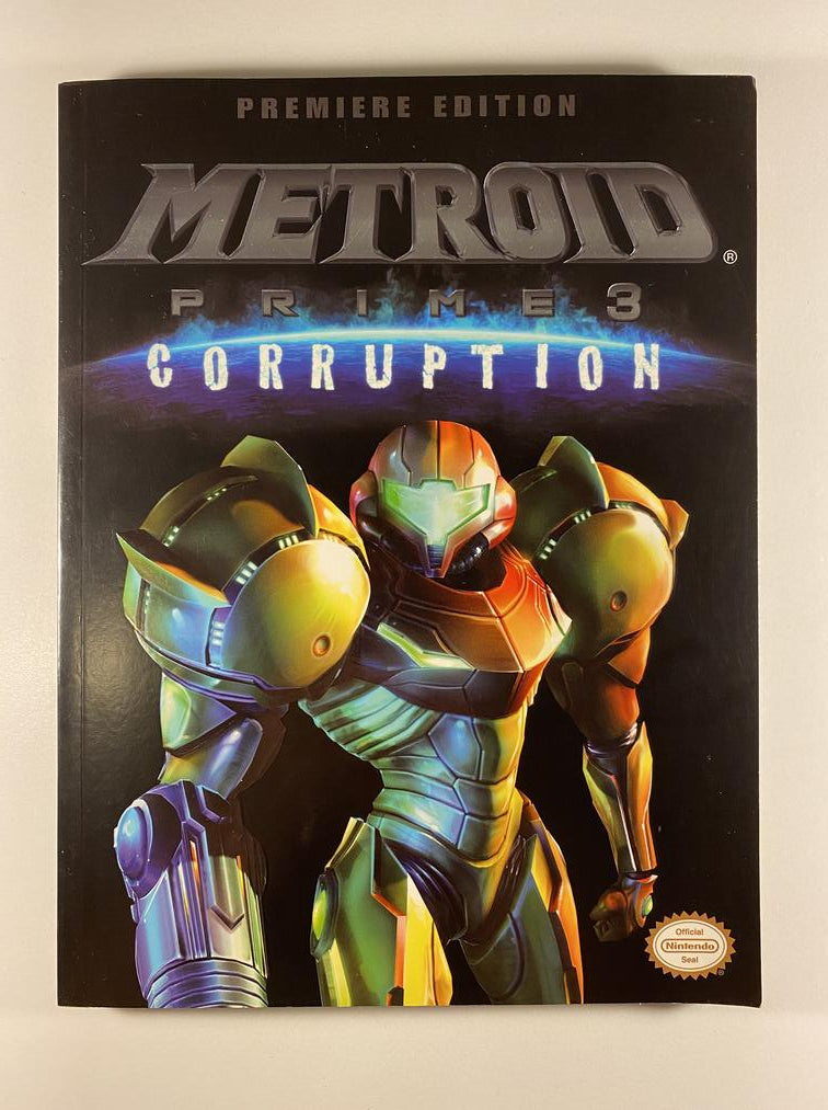 Metroid Prime 3 Corruption Premiere Edition PRIMA Official Game Guide and Poster
