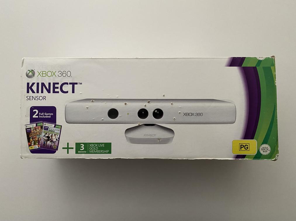 Microsoft Xbox 360 Kinect Sensor Camera White 1414 Boxed