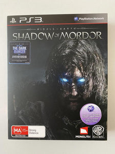 Middle-Earth Shadow of Mordor Slipcase Edition Sony PlayStation 3