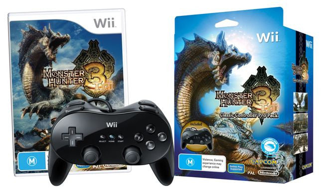 Monster Hunter 3 Tri Classic Controller Pro Pack