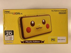 New Nintendo 2DS XL Console Pikachu Edition Boxed