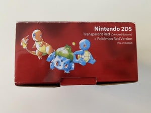 Nintendo 2DS XL Console Pokemon Red Edition Boxed