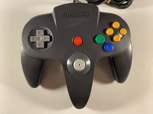 Nintendo 64 Controller Black Boxed