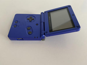 Nintendo GameBoy Advance SP Cobalt Blue, Charger and Case