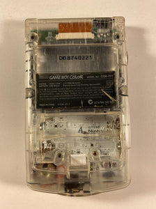 Nintendo Game Boy Color GBC Console Clear