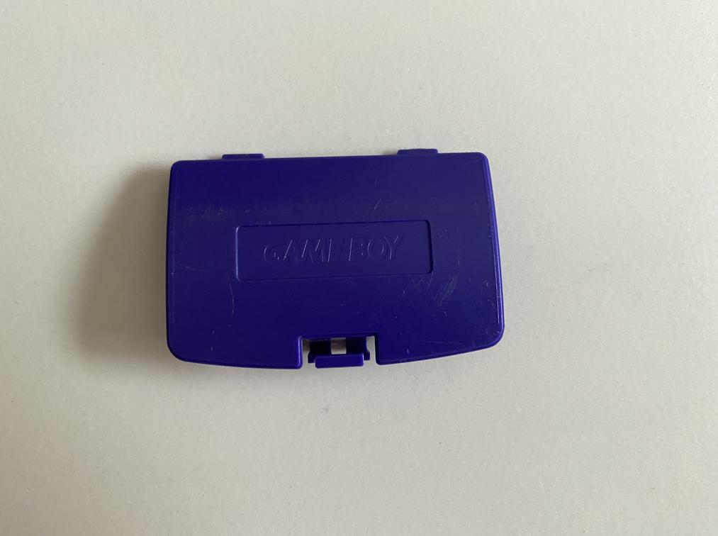 Nintendo Game Boy Color Console Battery Cover Purple