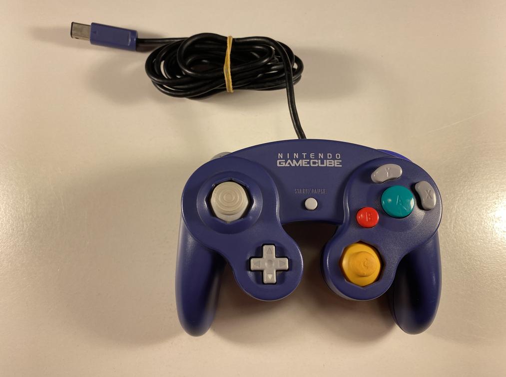 Purple Gamecube Controller, Wired Controller For Wii Nintendo Gamecube