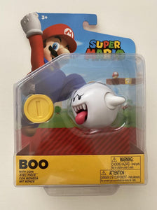 Nintendo Jakks Pacific Super Mario Boo with Coin Figure