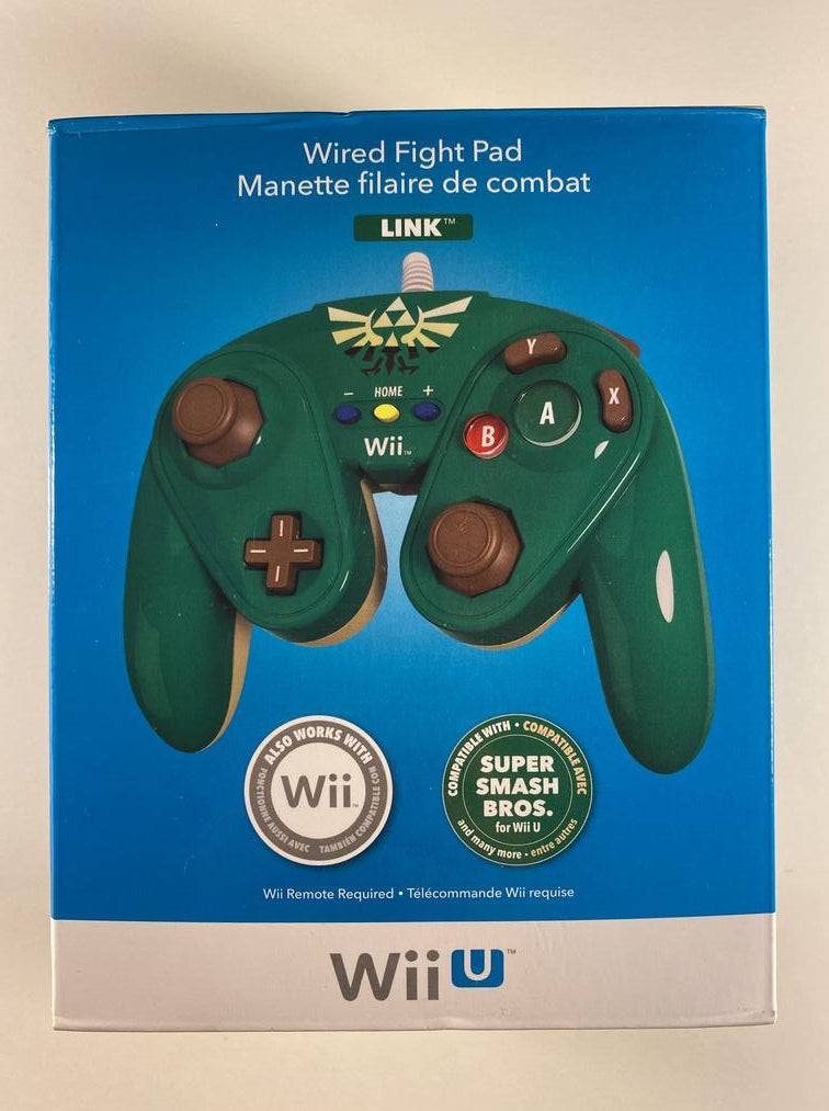 Nintendo Wii U Link Wired Fight Pad Boxed