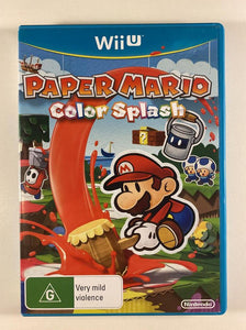 Paper Mario Color Splash Nintendo Wii U